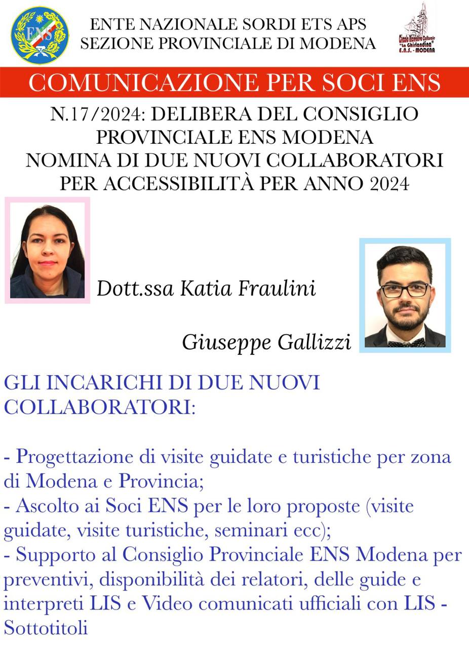 n172024 Delibera del Consiglio Provinciale ENS Modena